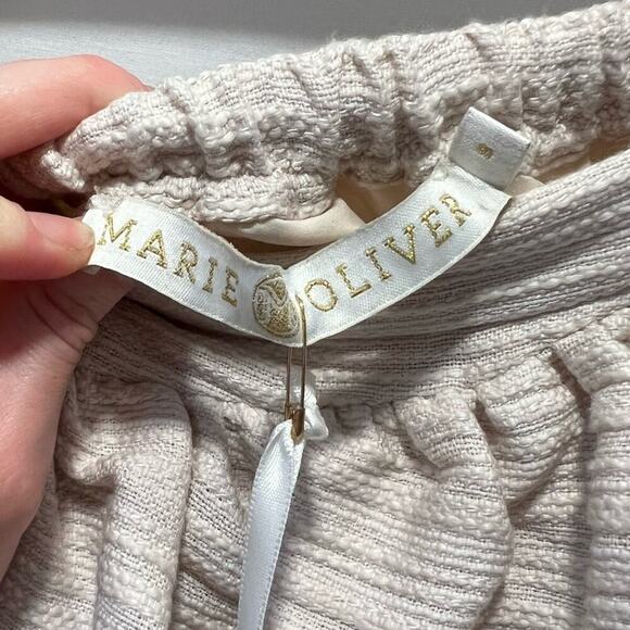 NWT Marie Oliver Cream Ruffle Skirt - Picture 5 of 6